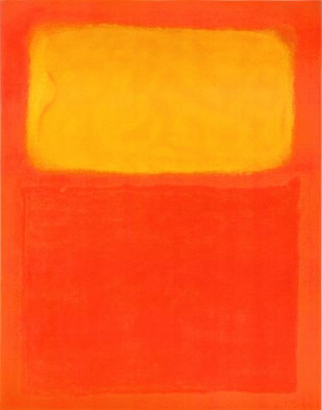 Mark Rothko Orange and Yellow